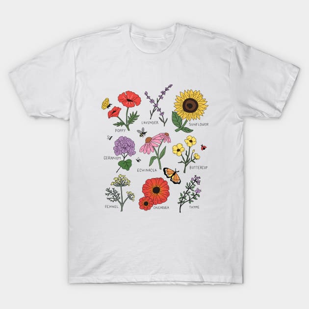 Doodle Flowers T-Shirt by Marni Lauren